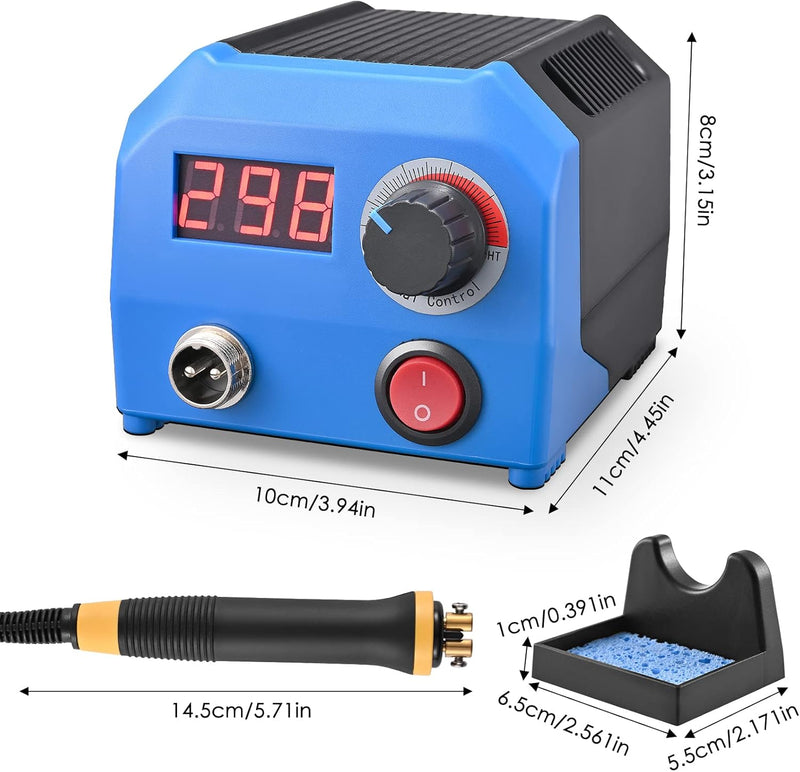 Trsaow Brandmalerei-Set aus Holz, Brandmalerei, LCD, 60 W (Temperatur einstellbar von 0 – 700 °C), S