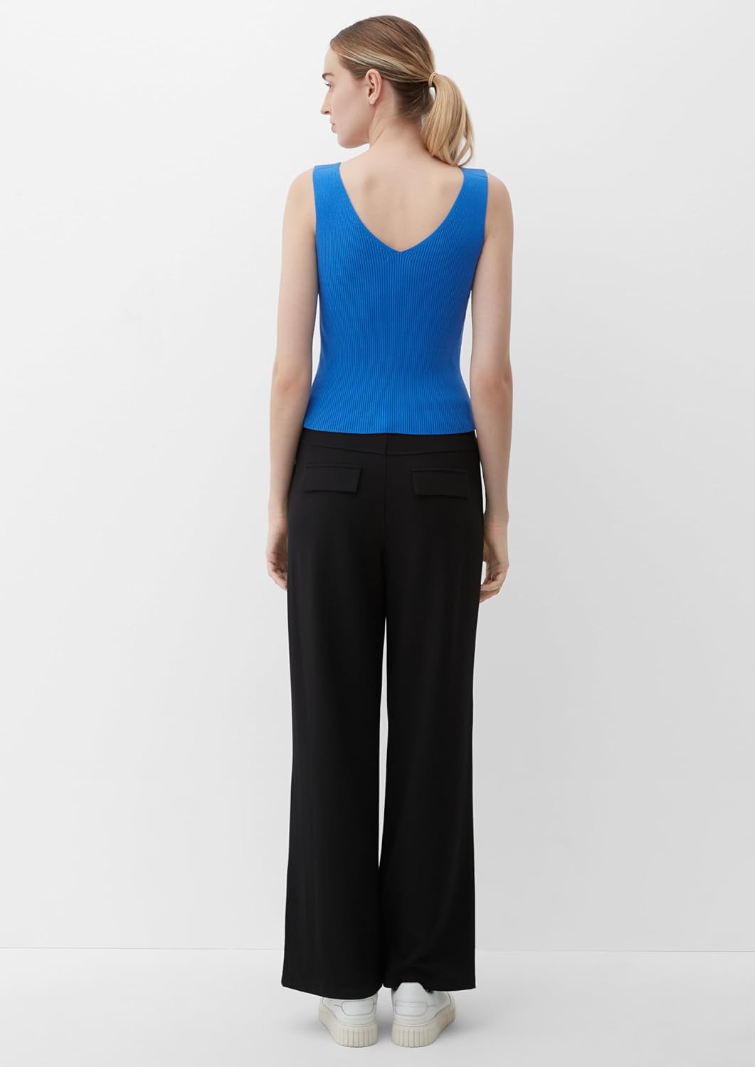 s.Oliver Stricktop aus Viskosemix 38 5520_royalblau, 38 5520_royalblau