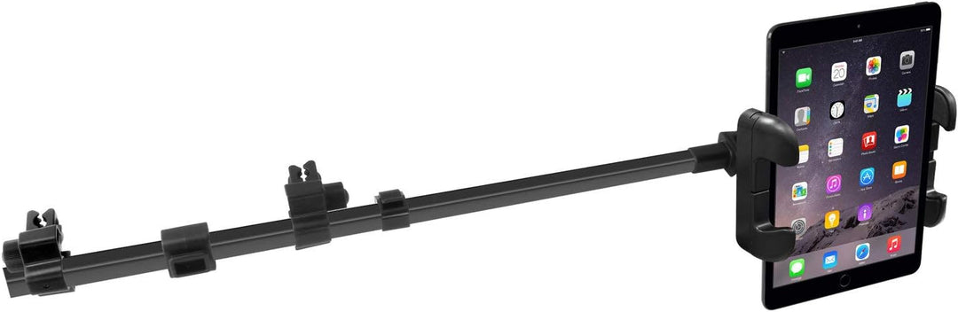 Macally HRMOUNTPRO-B, Kopfstützen Autohalterung für alle iPad & Tablet PCs, schwarz, bis 25 cm Breit