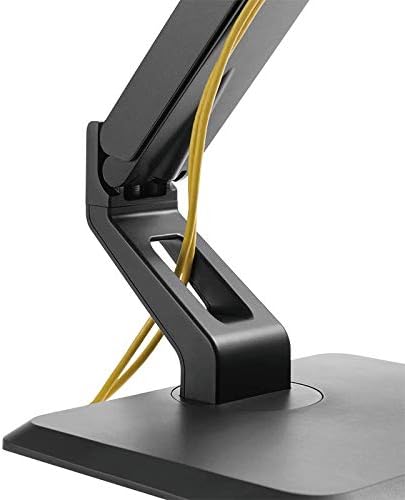 LogiLink BP0100 - Alu Monitor-Schreibtischständer für 17-32 Zoll Touch Screen, Armlänge = 263mm