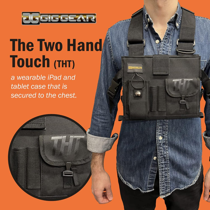 Gig Gear Tablet-Brustgeschirr für iPad und Samsung Tablets – robuste Tablet-Tragetasche mit Gurt und