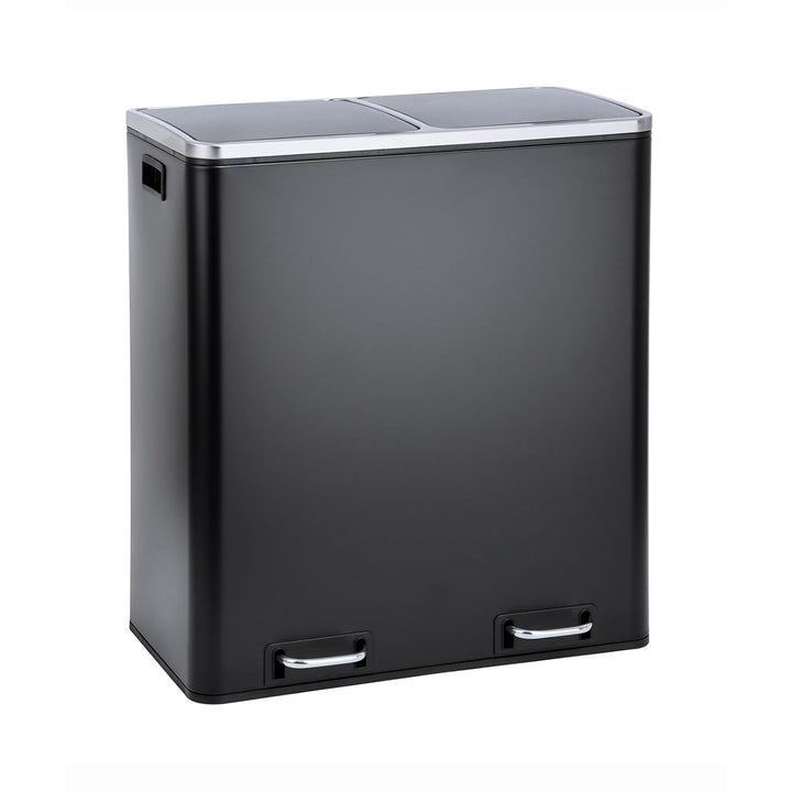 SVITA TM2X30 Treteimer 60 Liter Abfalleimer Mülleimer Design Mülltrennung Papierkorb Küchen-Ordnung