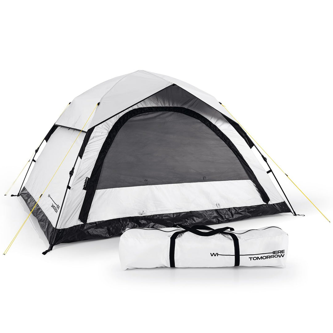 Lumaland Camping Zelt | Leichtes Pop Up Wurfzelt | 2-4 Personen Kuppelzelt | Trekking &amp; Festival Igl