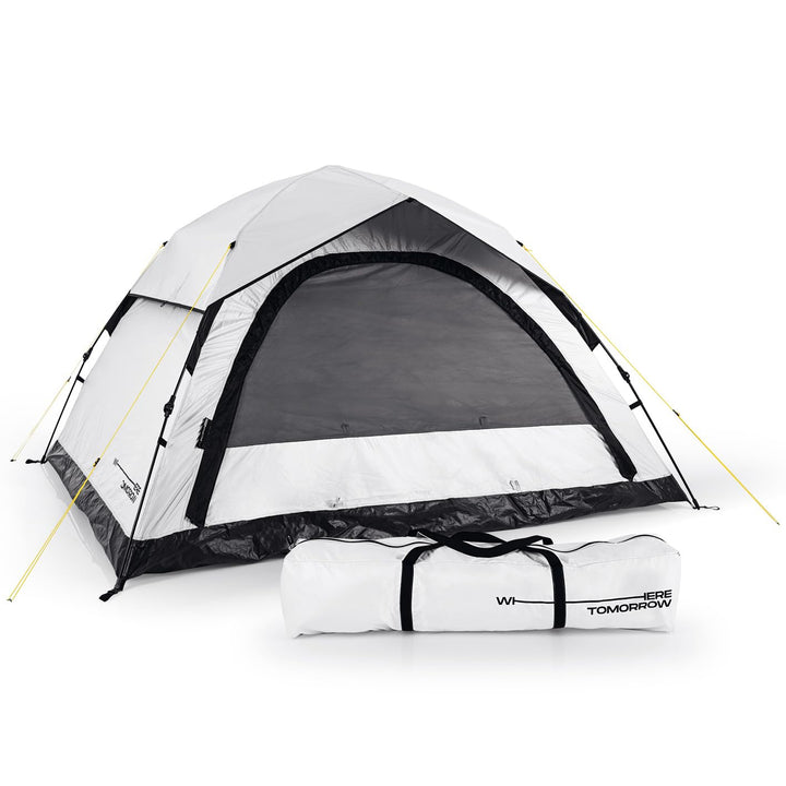 Lumaland Camping Zelt | Leichtes Pop Up Wurfzelt | 2-4 Personen Kuppelzelt | Trekking &amp; Festival Igl