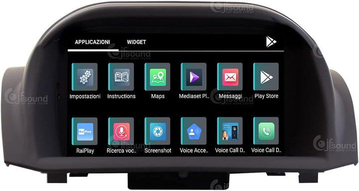 Personalisiertes Autoradio für Ford Fiesta 2013-16 Android GPS Bluetooth WiFi USB DAB+ Touchscreen 7
