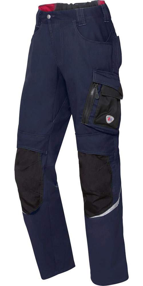 BP 1998-570-1432 Arbeitshose mit Kniepolstertaschen - Schlanke Silhouette - Elastischer Rückengurt -