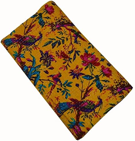 Schöne indische handgemachte Kantha Quilt Baumwolle Tagesdecke werfen Kantha Quilt, Bettwäsche werfe