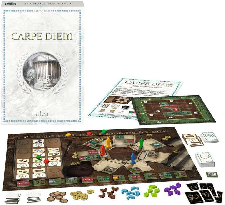 Ravensburger 26926 - Carpe Diem, Legespiel für 2-4 Spieler ab 10 Jahren, Strategiespiel, alea Spiele
