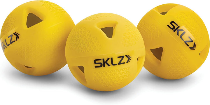 SKLZ Trainings-Basebälle 6 Pack Impact Baseballs gelb, 6 Pack Impact Baseballs gelb