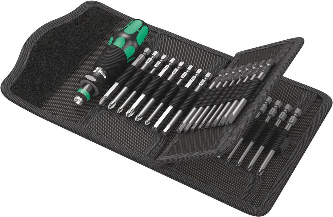 Wera 05134000001 Kraftform Micro Big Pack 1 Schraubendrehersatz, 25-teilig & Kraftform Kompakt 62, 3