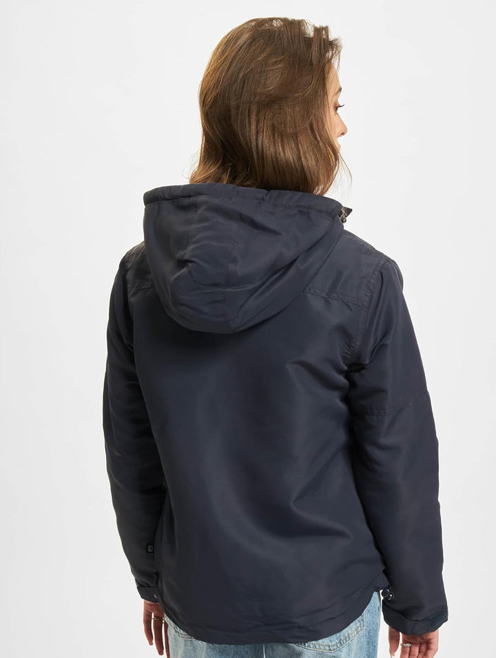 Brandit Damen Zipper Ladies Windbreaker frontzip, XS Navy