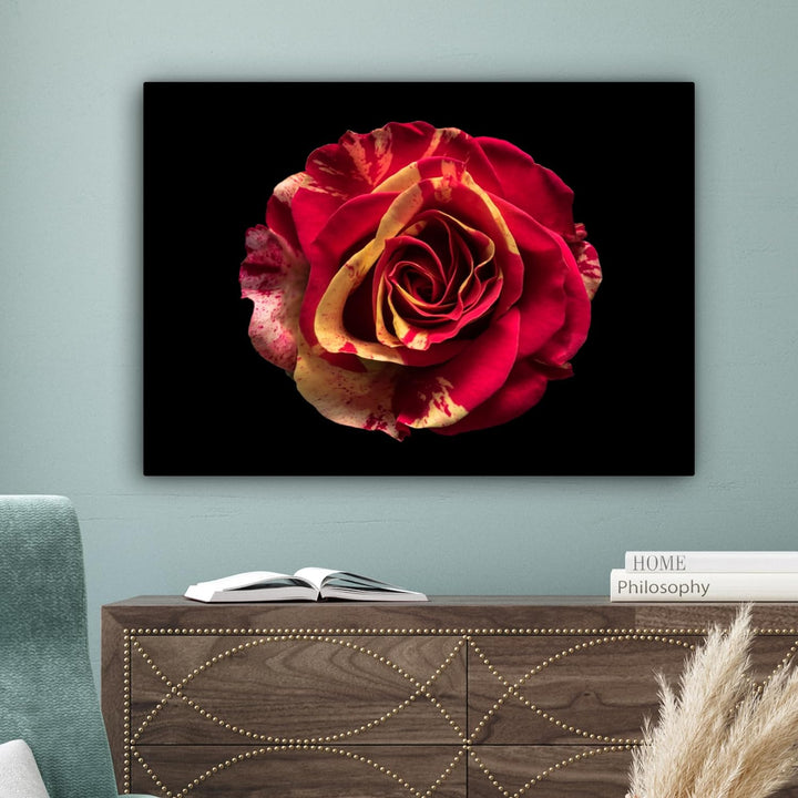 MuchoWow© Wandbilder 80x60 cm Schlafzimmer Home Deko Wohnung Bild Wohnzimmer Fotoleinwand Wand Bilde