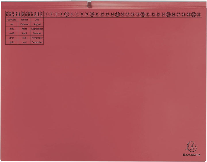 Exacompta 370403B 25er Pack Premium Kanzlei Hängehefter Exaflex Rechtsheftung, zwei Abheft-Vorrichtu