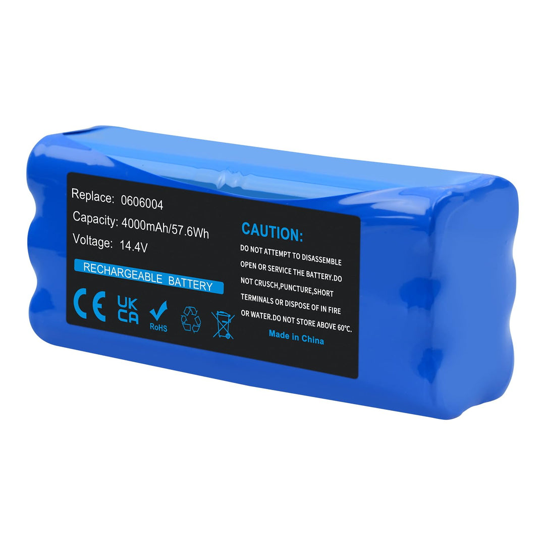14,4V 4000mAh NI-MH Ersatzakku für Dirt Devil Libero M606 M606-1 M606-2 M606-3 M606-4 Spider M607 M6