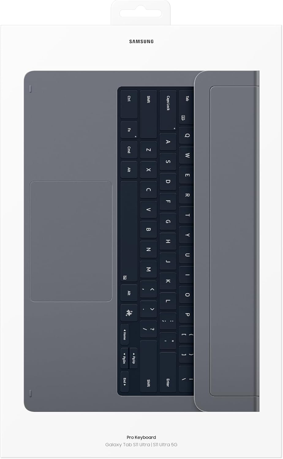 Samsung Pro Keyboard EF-DX935 für das Galaxy Tab S11 Ultra mit QWERTZ-Tastatur, grosses Trackpad, AI