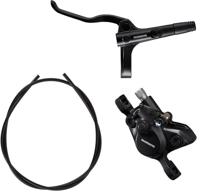 Great value fully bled hydraulic disc brake with easily adaptable post-style calliper. Fully bled le