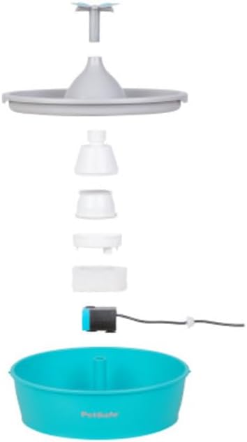 PetSafe Drinkwell Butterfly Trinkbrunnen für Katzen und kleine Hunde, BPA-freier Kunststoff, 1,5 Lit