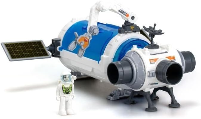 SILVERLIT - Astropod - Der Raumstationsverbinder - Thema Universum und Raum - Konstruktion und Erfah