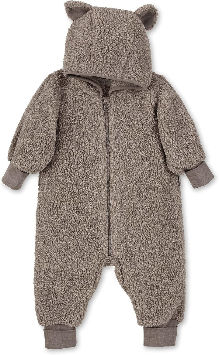 Sterntaler Baby Jungen Overall Baby Overall - Overall Baby, Baby Overall - aus Merino Wolle mit Kapu
