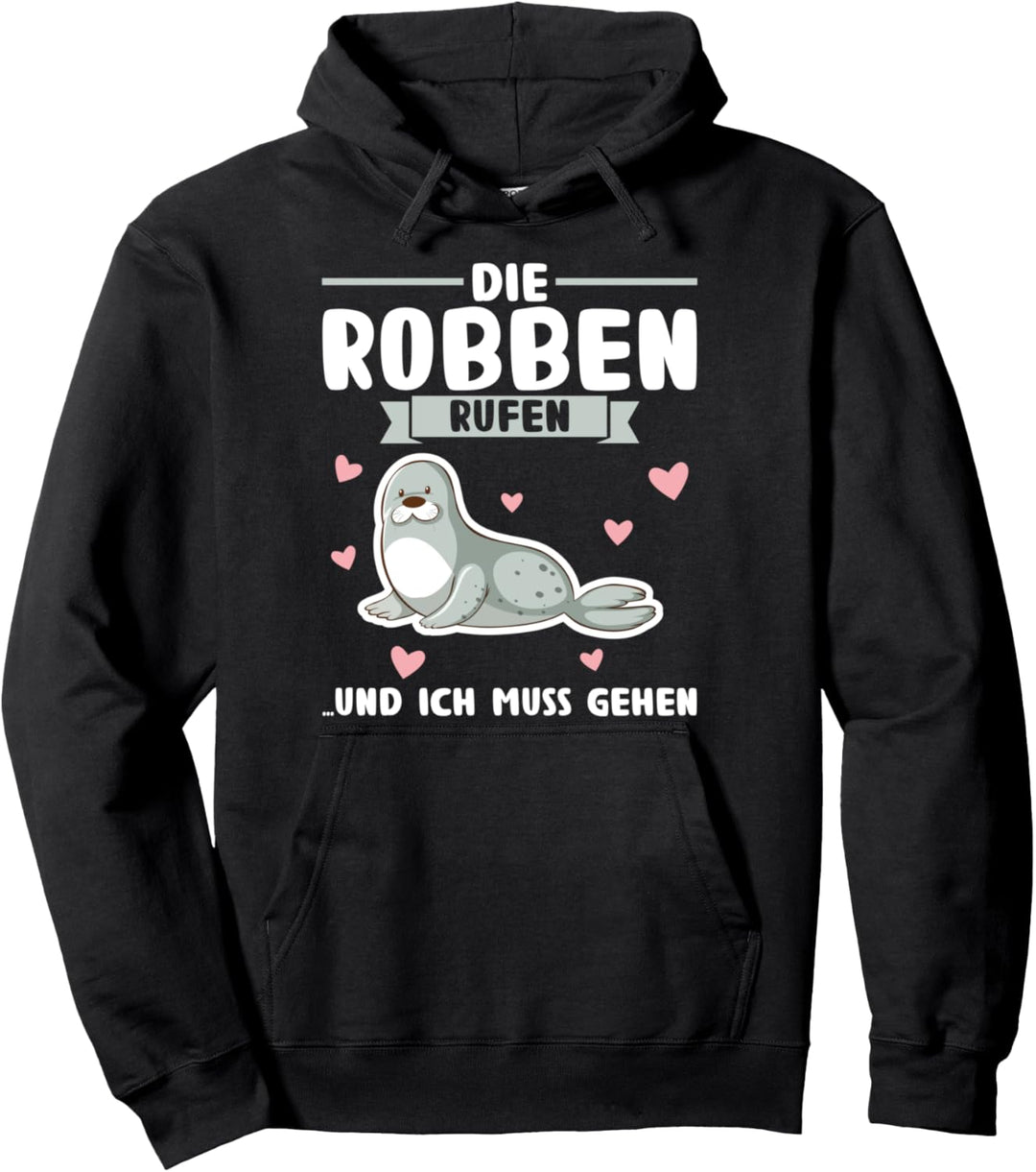 Robbe Seelöwe Seerobben Pullover Hoodie