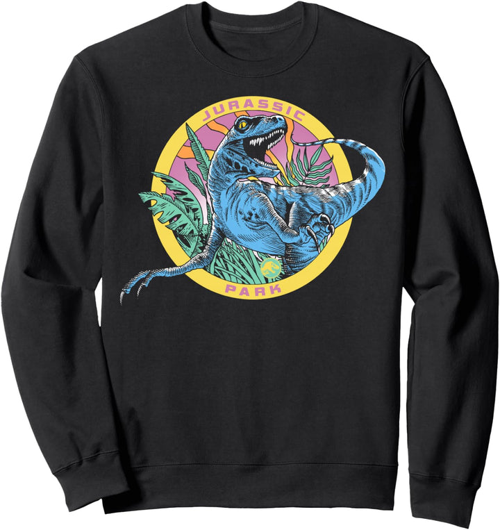 Jurassic Park Raptor Bright Logo Sweatshirt