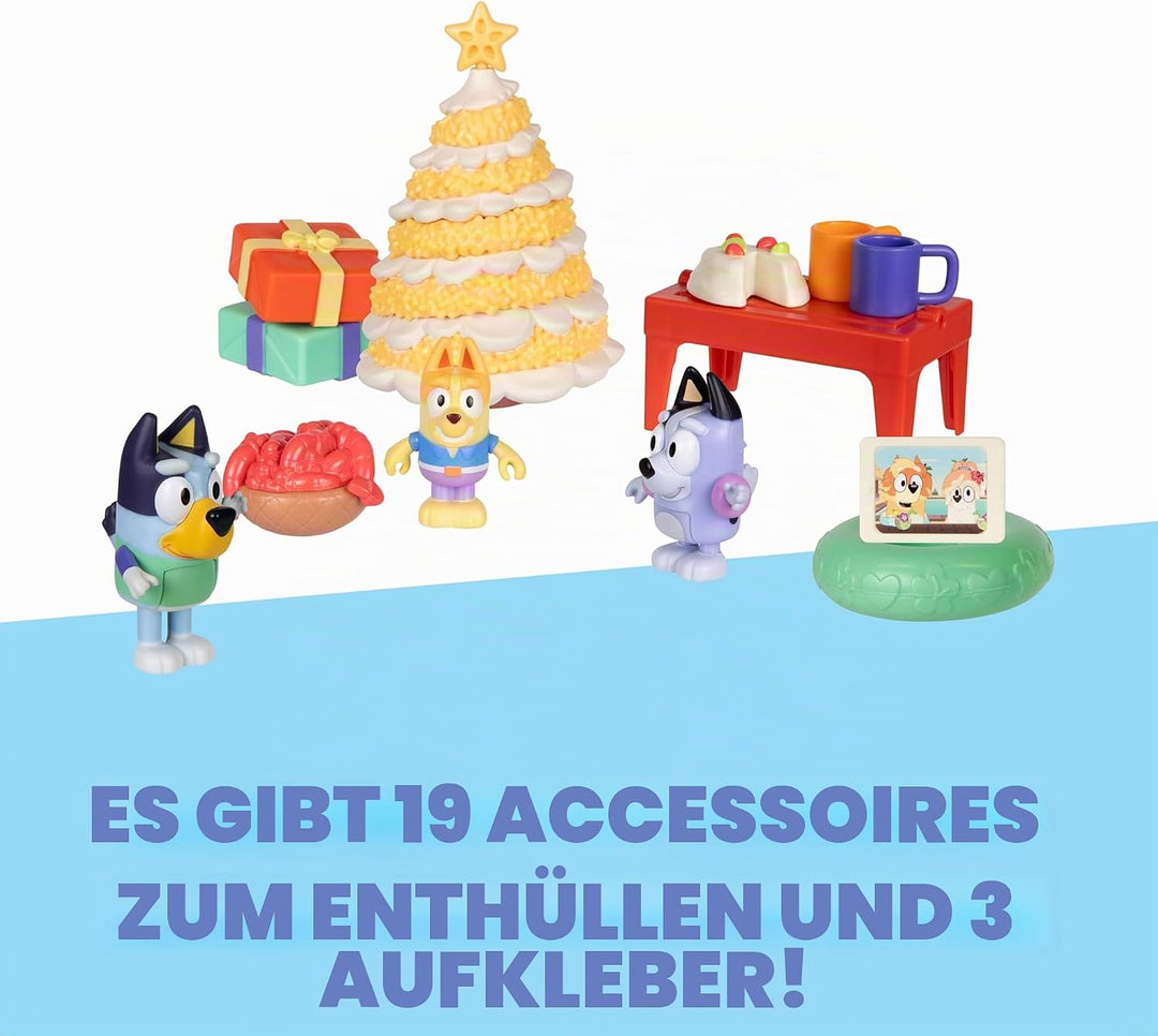 Bluey 17981 ADVENTSKALENDER, Stern, Multicoloured, Einheitsgrösse