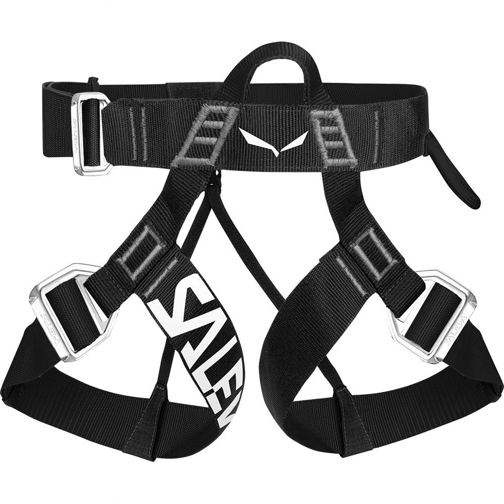 Salewa Unisex Via Ferrata Evo Harness VIA FERRATA EVO harness M-XXL Schwarz, M-XXL Schwarz