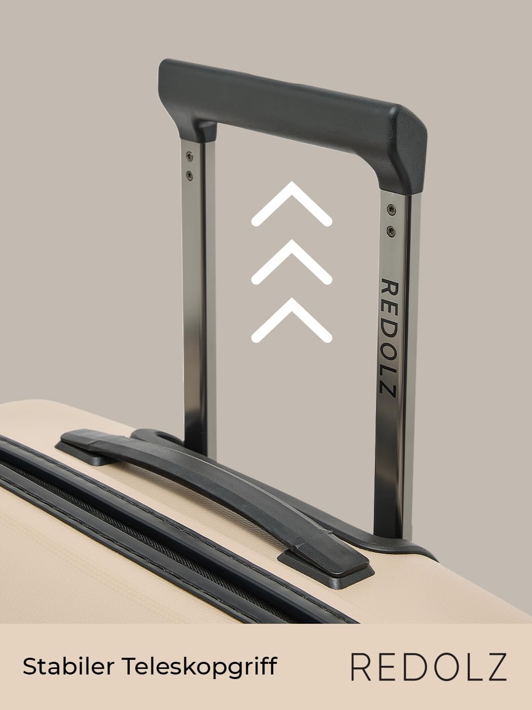 REDOLZ Hartschalen Kabinen-Koffer | Kleiner Trolley 40 x 20 x 55 cm aus hochwertigem, leichtem Polyp