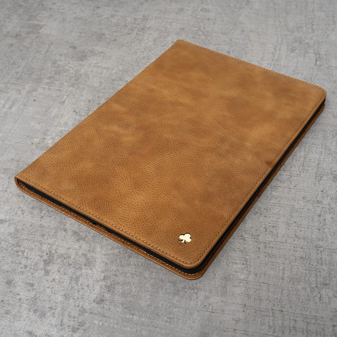 Porter Riley - Lederhülle für iPad Mini 6 (2021) 8,3 Zoll. Premium Echtleder Standhülle/Cover/Flip (