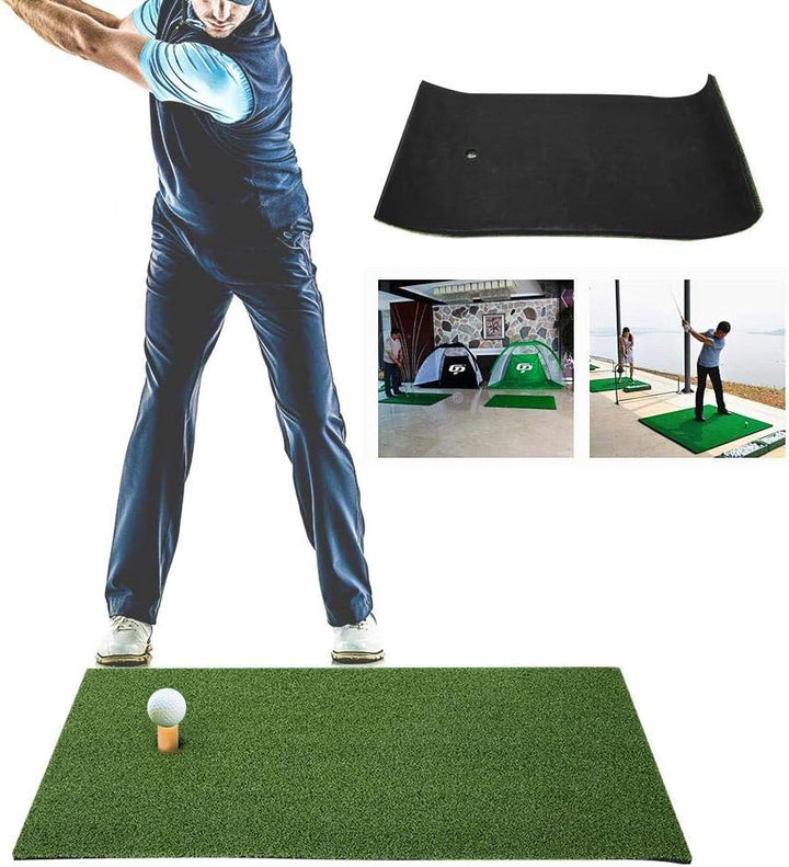 Vikye Golfmatte, 24x12,2x0,6 Zoll Golf Trainingsnetz Golf Schlagmatte Indoor Home Outdoor Golf Swing