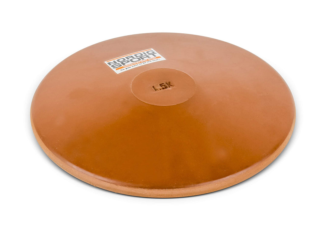 Nordic Hallendiskus aus braunem Gummi - 0,60 kg - 0,75 kg - 1,00 kg - 1,25 kg - 1,50 kg - 1,75 kg -