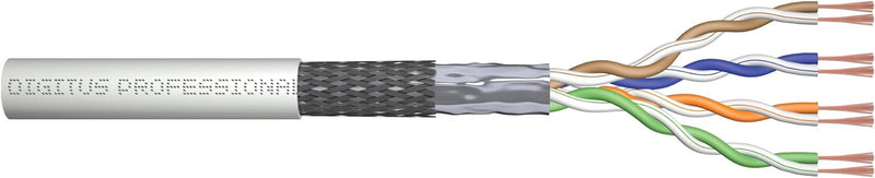 DIGITUS Roh-Patchkabel Cat-5e - Meterware Unkonfektioniert - 100 m - SF-UTP Netzwerk-Kabel - PVC - A