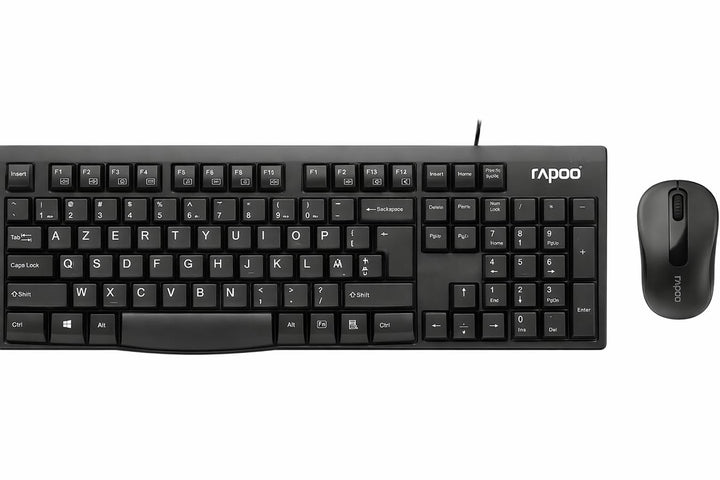 Rapoo X1800S kabelloses Tastatur-Maus Set Wireless Deskset 1000 DPI Sensor 12 Monate Batterielaufzei
