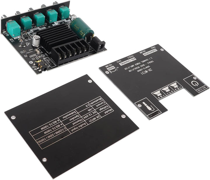 ZK-MT21 Bluetooth-Leistungsverstärkerplatine, 2.1-Kanal DC 12 V Bis 24 V HiFi-DIY-Audio-Leistungsver
