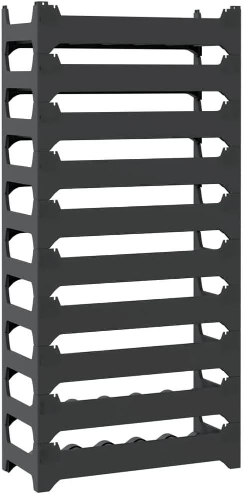 vidaXL Weinregal für 60 Flaschen PP Stapelbar, 60