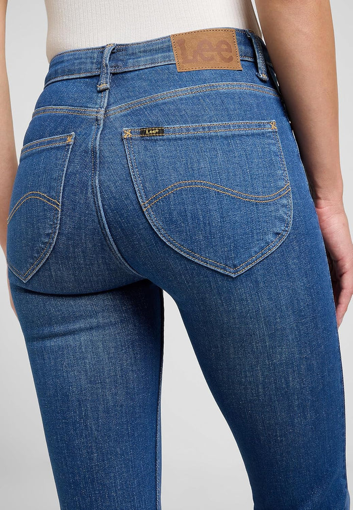 Lee Damen Jeans Breese Boot 24W / 31L Blau, 24W / 31L Blau