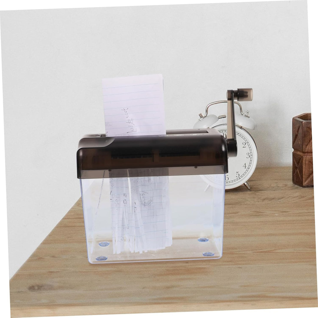 Handwerkzeuge Aktenvernichter Desktop-Zubehör Mini-Körbe Wohnaccessoires Papierschredder Dokumentens