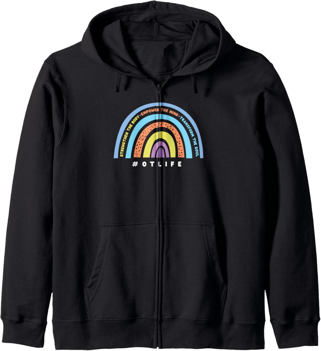 OT Occupational Therapy Life Rainbow Ergotherapeutin Kapuzenjacke