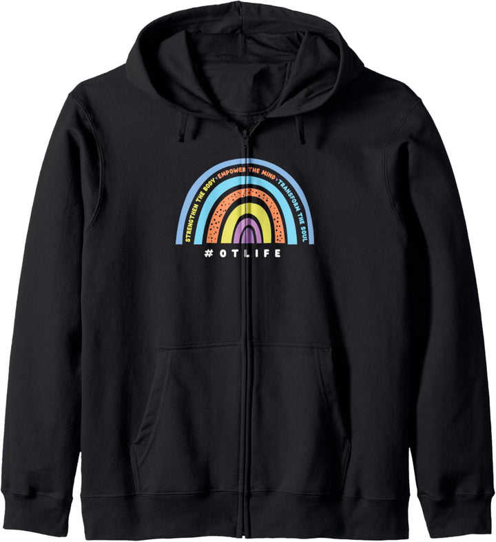 OT Occupational Therapy Life Rainbow Ergotherapeutin Kapuzenjacke