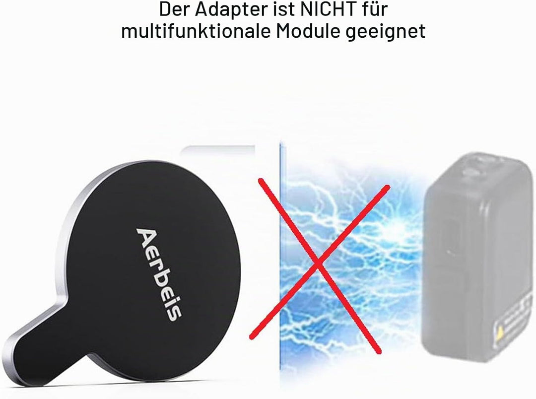 Aerbeis DJI Magnetische Ringklemmhalterung – für Magsafe DJI OM 6 / OM 5 / OM 4 / OM 4 SE Adapterhal