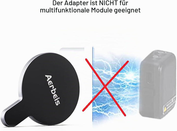 Aerbeis DJI Magnetische Ringklemmhalterung – für Magsafe DJI OM 6 / OM 5 / OM 4 / OM 4 SE Adapterhal