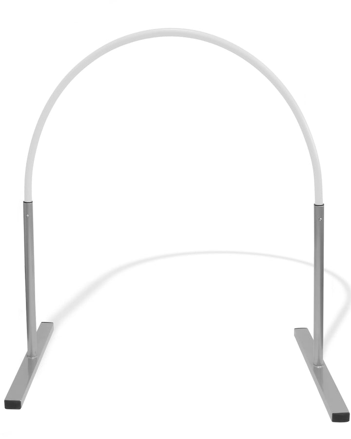 Hoopers Hoop mit Aluminiumfüssen und flexiblem Steckbogen, stabil & VDH-konform, Bogenfarbe Weiss, w
