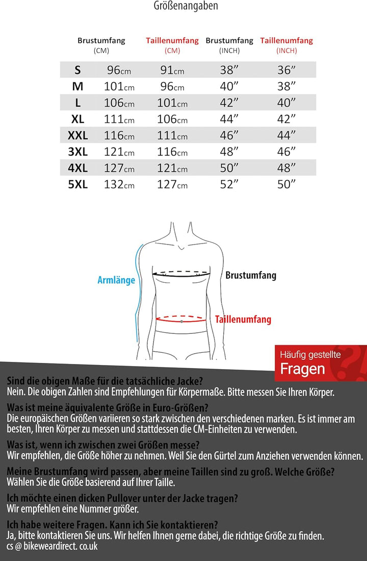 Motorradjacke herren mit protektoren - Motorrad Biker Wasserdicht Jacke Mit Rüstung (EN 1621-1) Schw