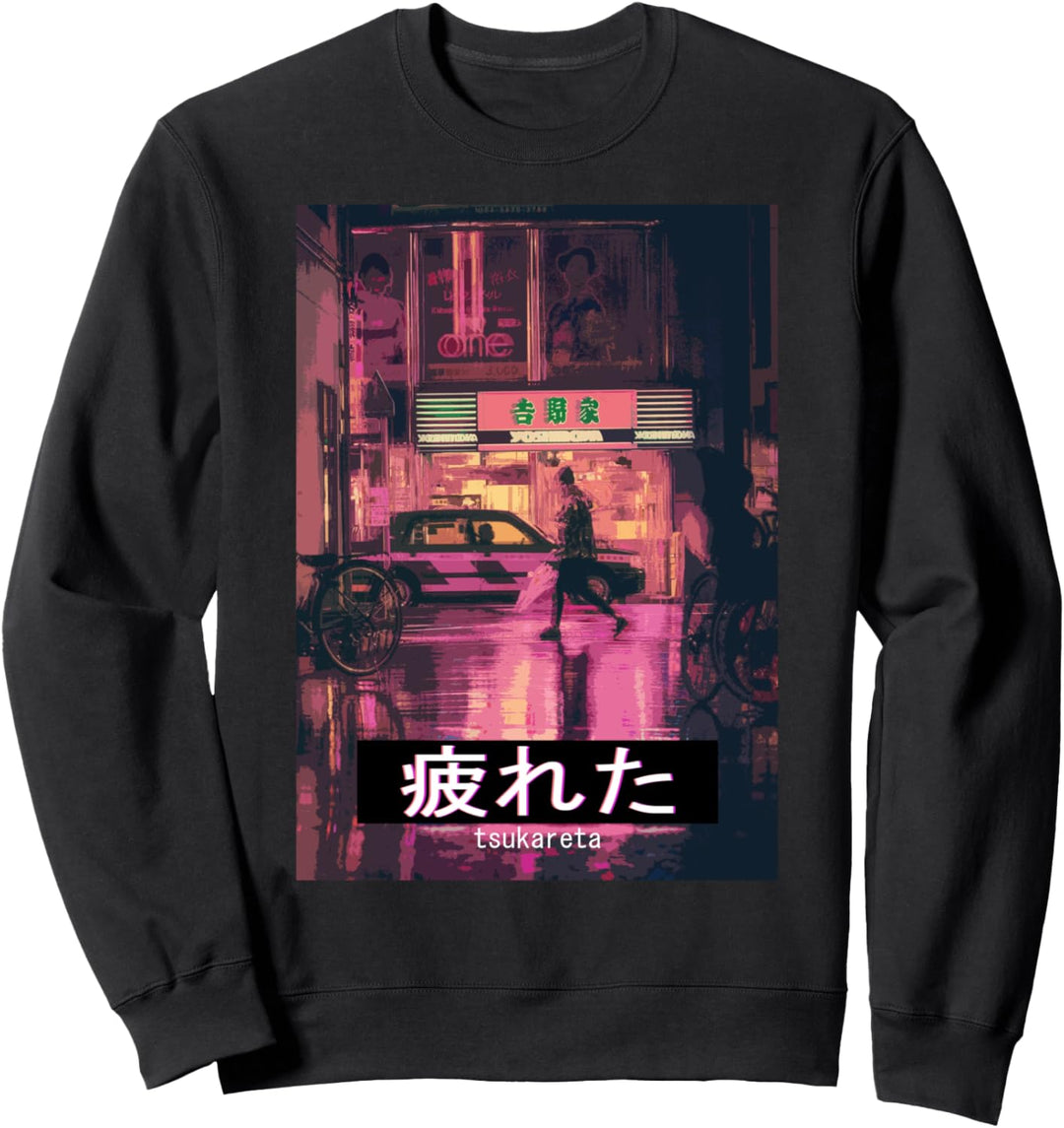 Ästhetische Vaporwave Japan 80er 90er Memes alone Tokyo Sweatshirt