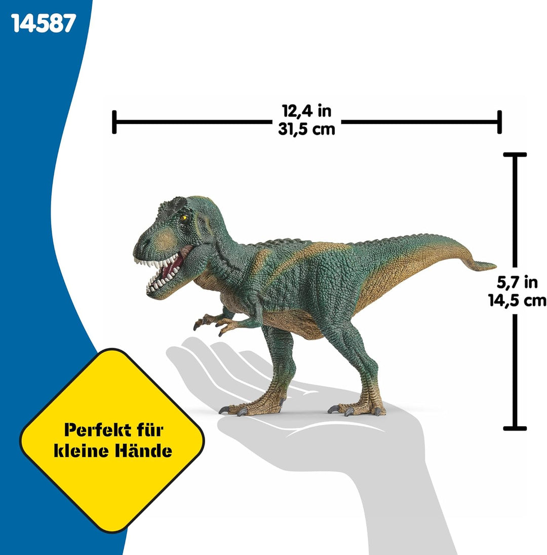 schleich 14587 DINOSAURS Tyrannosaurus Rex, detailreiche Dinosaurier Figur mit beweglichem Unterkief