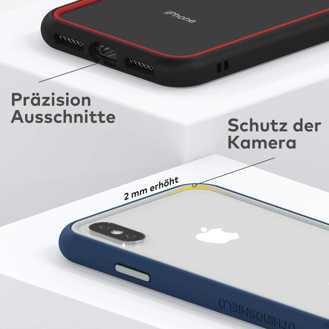 RhinoShield Modulares Case kompatibel mit [iPhone XS Max] | Mod NX - Anpassbare & stossdämpfende Sch