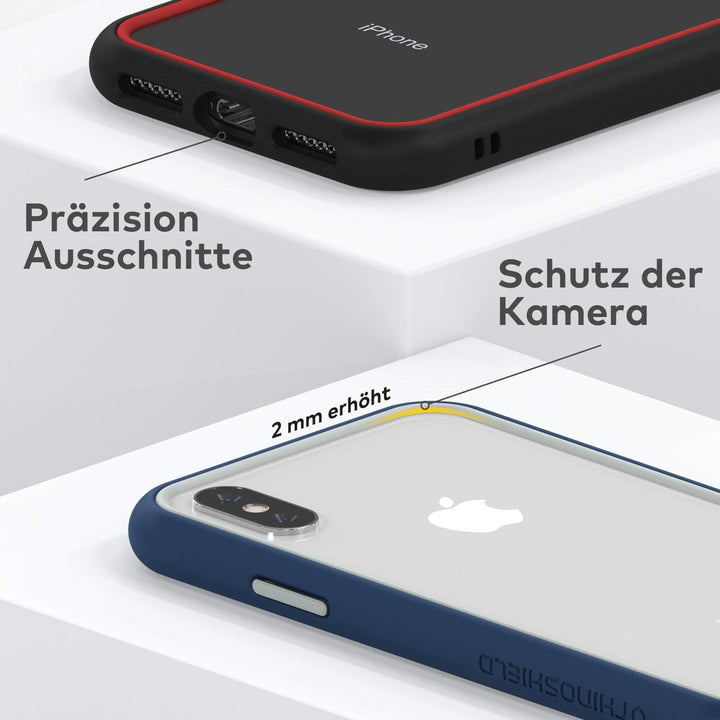 RhinoShield Modulares Case kompatibel mit [iPhone XS Max] | Mod NX - Anpassbare & stossdämpfende Sch