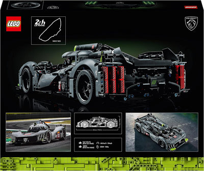 Lego 42156 Technic Peugeot 9X8 24H Le Mans Hybrid Hypercar, legendärer Rennwagen, Modellauto-Bausatz