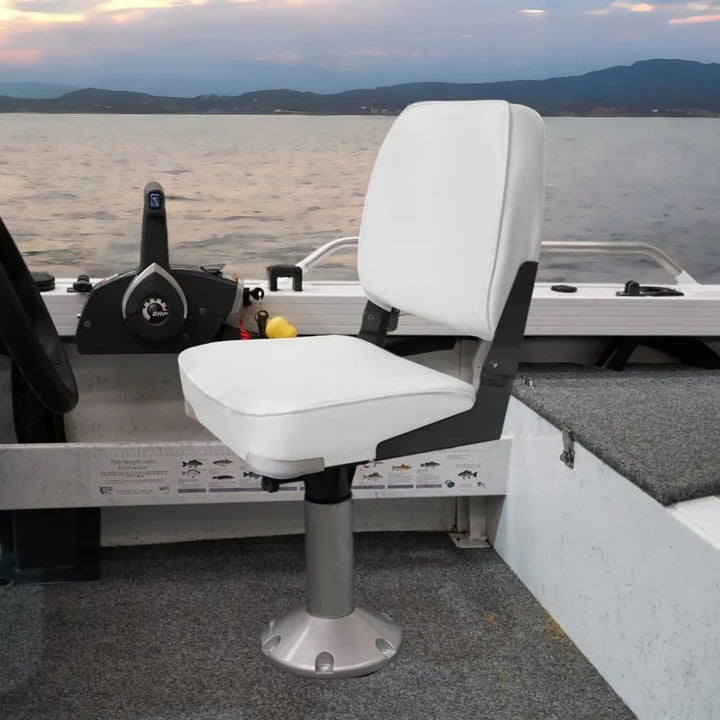 Oceansouth Deluxe Klappsitz für Boote Grau/Weiss, Grau/Weiss
