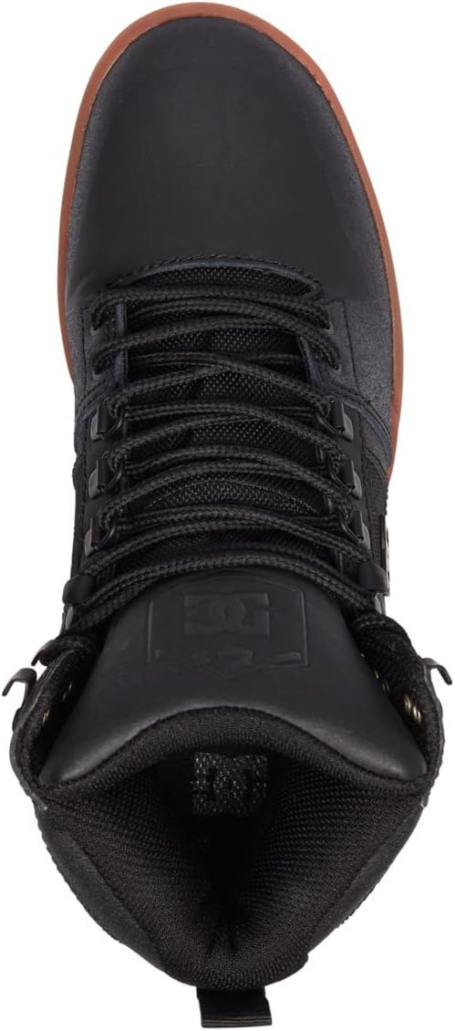DC Shoes Herren Pure High-top Wr Boot Bootsschuh 38.5 EU Black Gum, 38.5 EU Black Gum